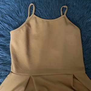 Mustard Yellow Halter Dress